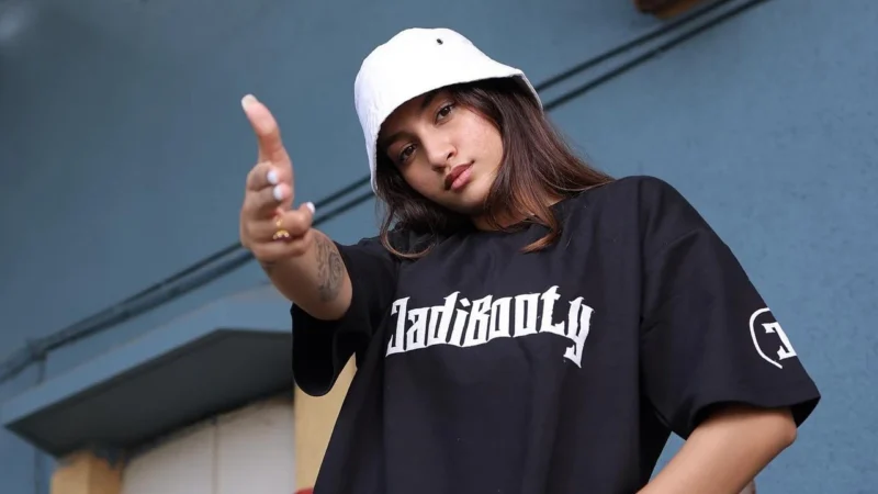 Damski t-shirt oversize HYPE CHESTNUT VINTAGE
