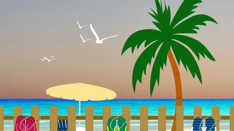 Desigual kosz plażowy kolor beżowy