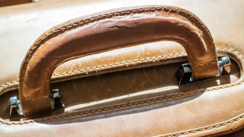 Teczka skórzana damska DAN-A T233 camel – camel